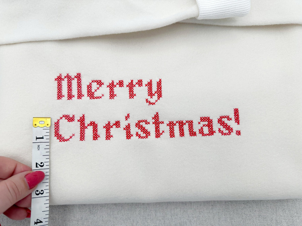 Old English Cross Stitch Font – machine embroidery font by Artapli, photo 5