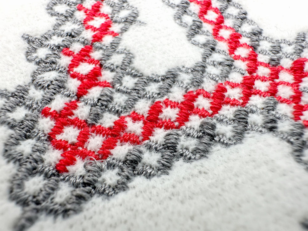 Varsity Outline Cross Stitch Font – machine embroidery font by Artapli, photo 3