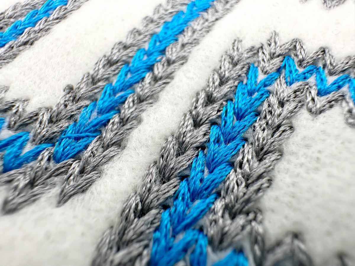 Varsity Knit Stitch Font – machine embroidery font by Artapli, photo 2