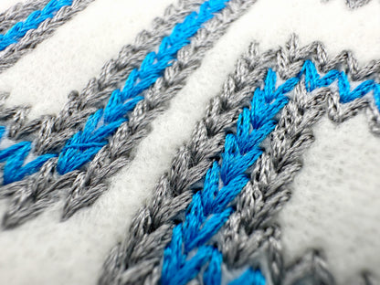 Varsity Knit Stitch Font – machine embroidery font by Artapli, photo 2