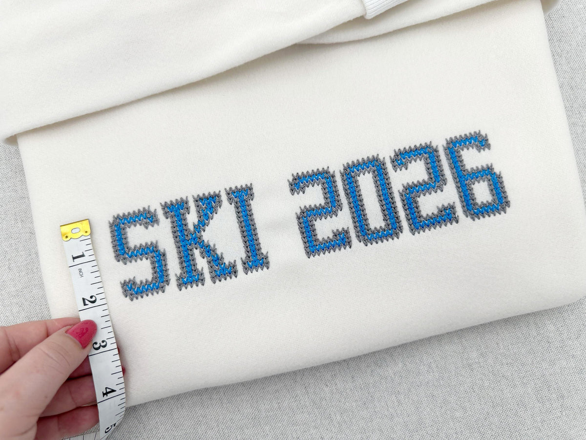 Varsity Knit Stitch Font – machine embroidery font by Artapli, photo 4