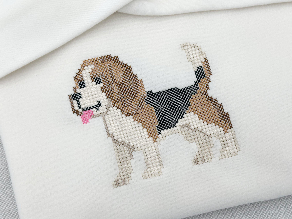 Cross Stitch Beagle
