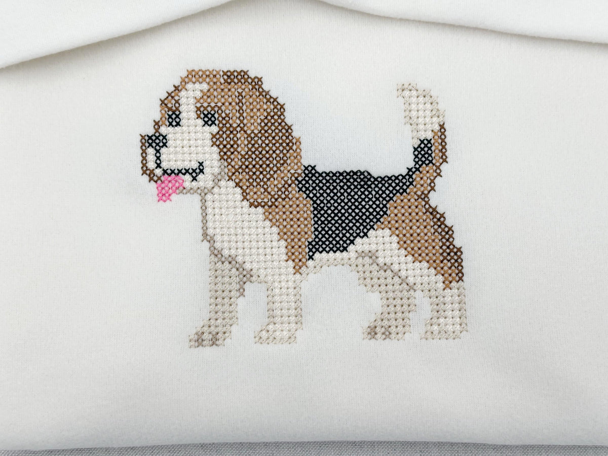 Cross Stitch Beagle