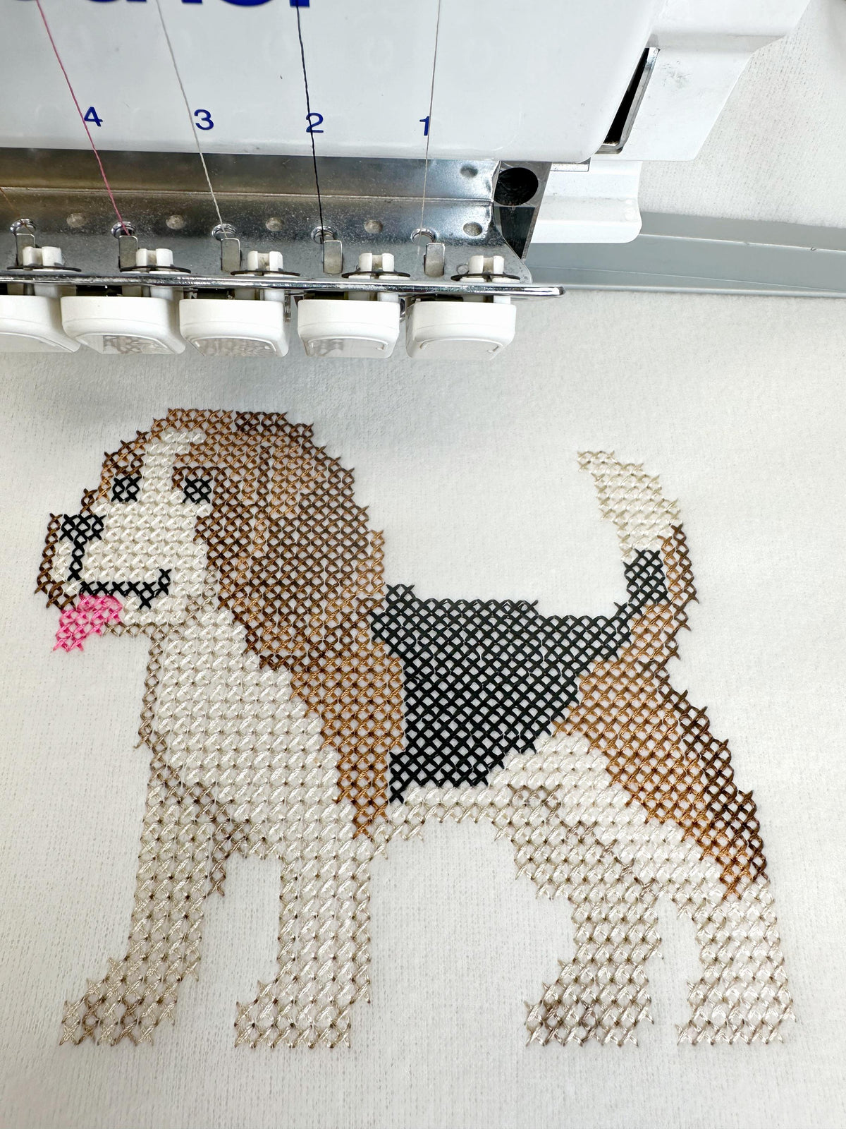 Cross Stitch Beagle