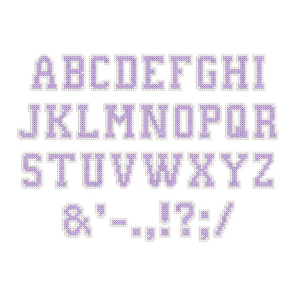 Varsity Cross Stitch Font