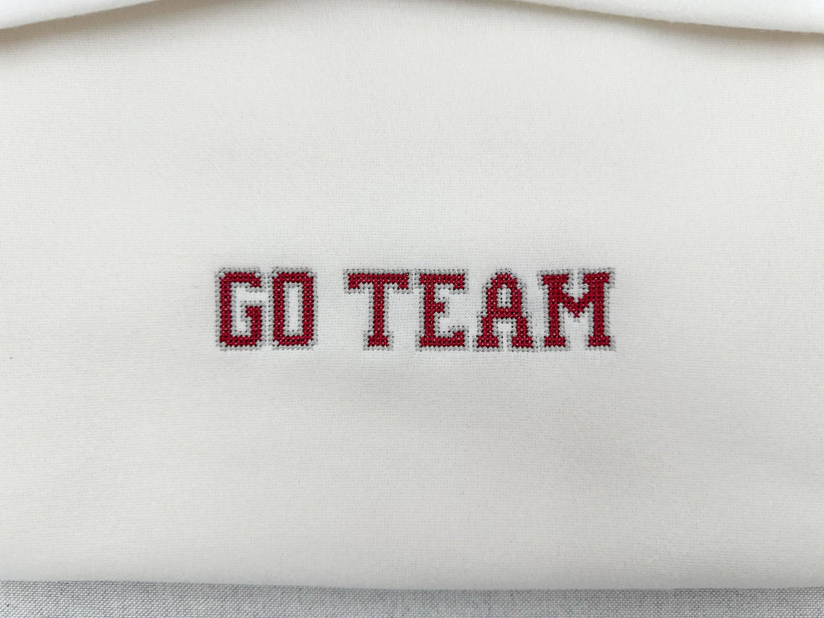 Varsity Cross Stitch Font