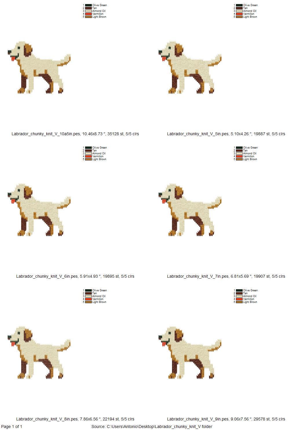 Labrador Chunky Knit