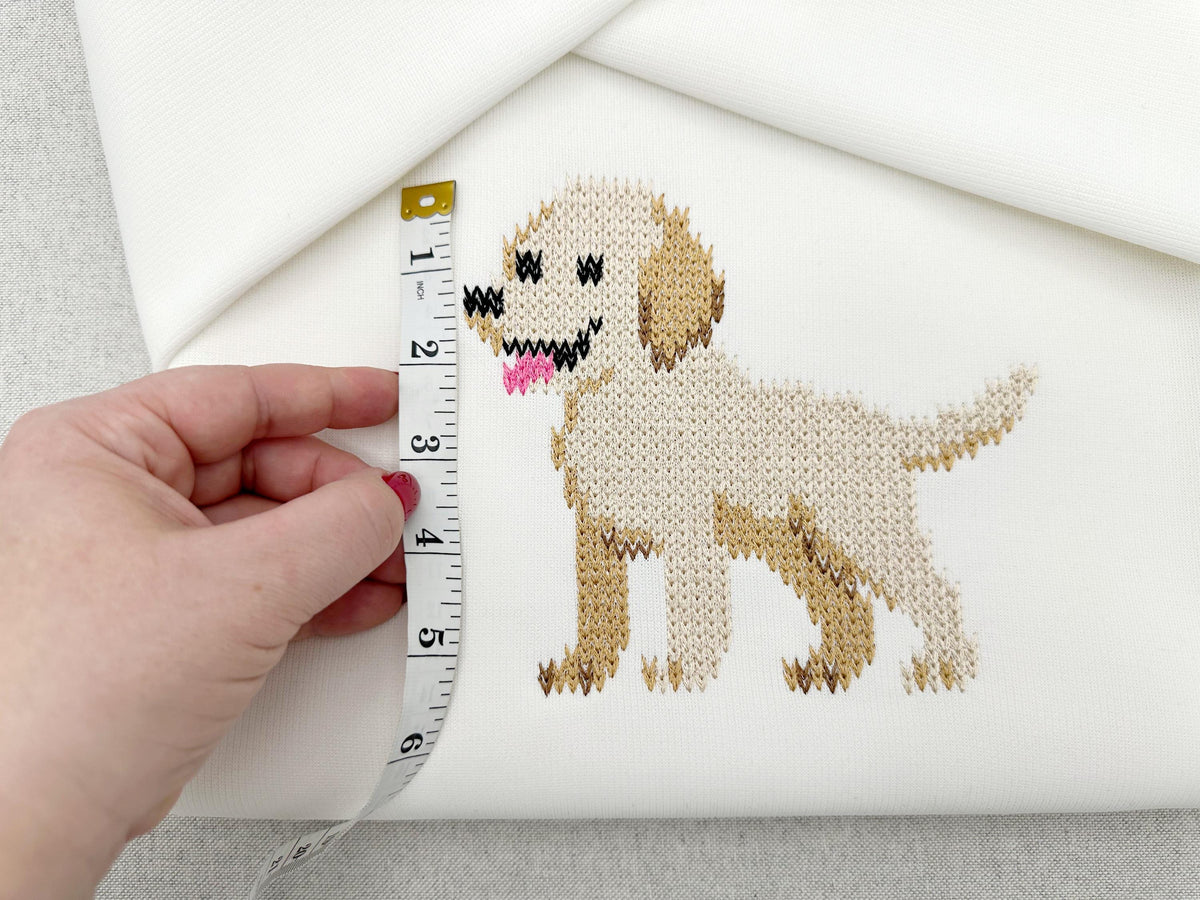 Labrador Retriever Knit Stitch – machine embroidery design by Artapli, photo 5