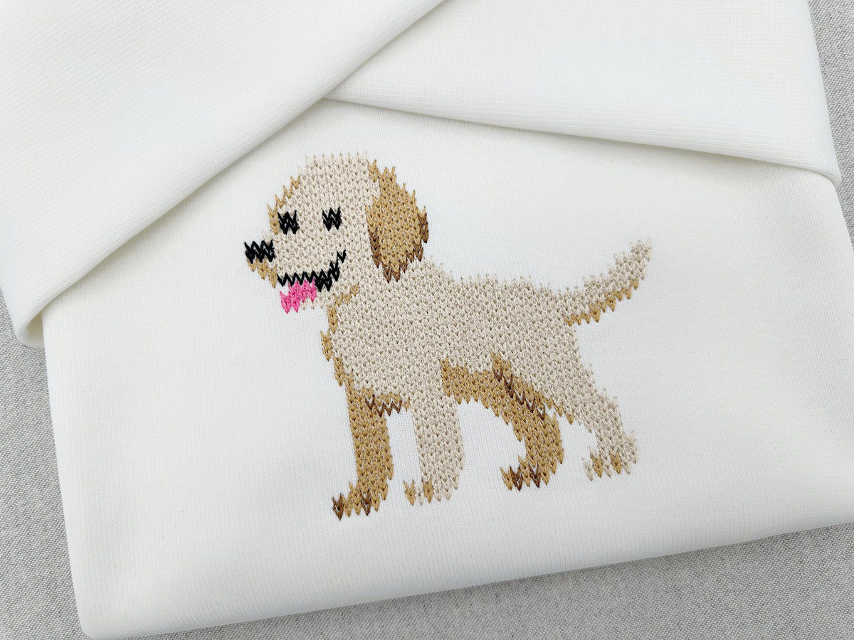 Labrador Retriever Knit Stitch – machine embroidery design by Artapli, photo 6