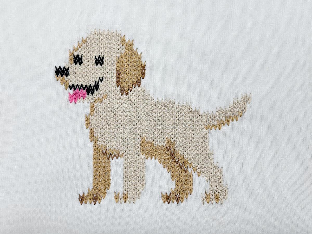 Labrador Retriever Knit Stitch – machine embroidery design by Artapli, photo 7