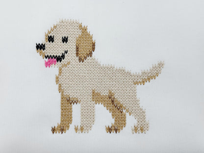 Labrador Retriever Knit Stitch – machine embroidery design by Artapli, photo 7