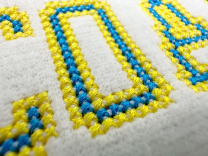 Varsity Narrow Cross Stitch Font – machine embroidery font by Artapli, photo 4