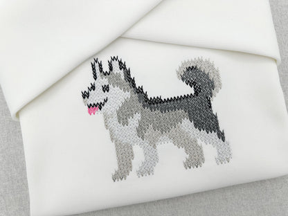 Husky Chunky Knit Stitch – machine embroidery design by Artapli, photo 7