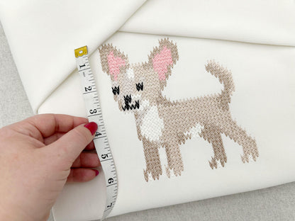 Chihuahua Knit Stitch – machine embroidery design by Artapli, photo 5