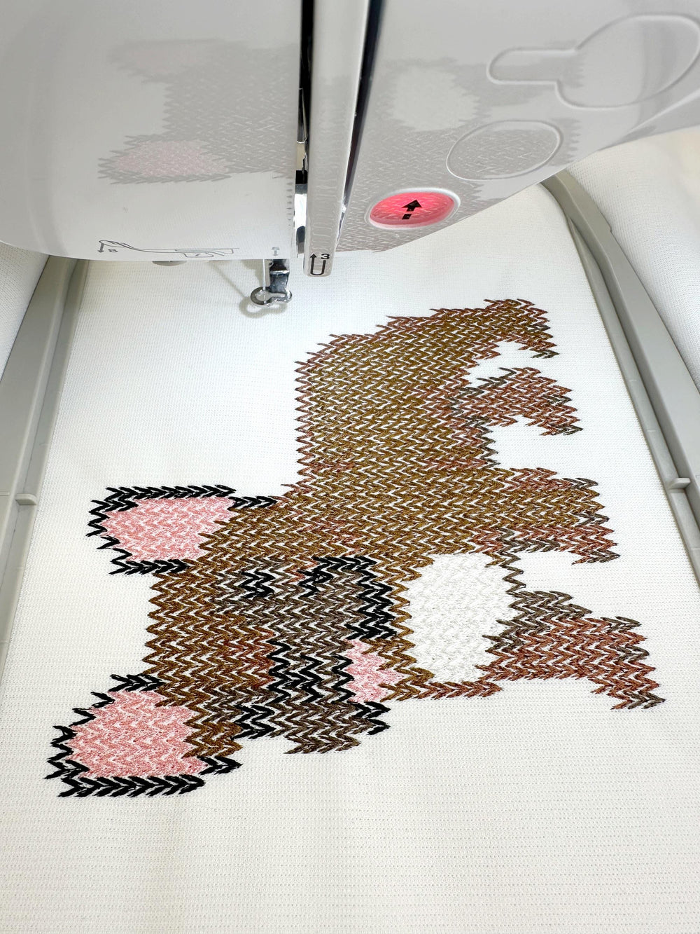 French Bulldog Knit Stitch – machine embroidery design by Artapli, photo 2
