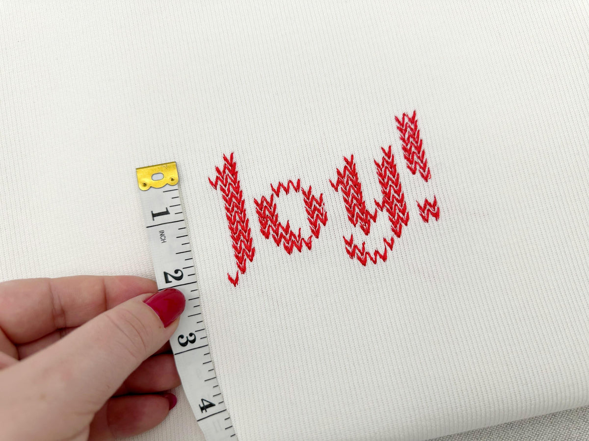 Knit Stitch Font OldeKnit