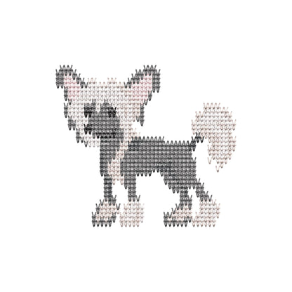 Chinese Crested Knit Stitch – machine embroidery design by Artapli, photo 7