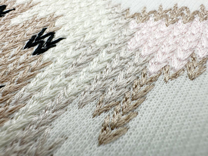 Chinese Crested Knit Stitch – machine embroidery design by Artapli, photo 3