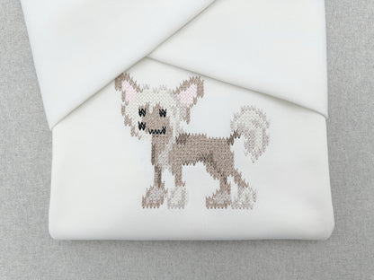 Chinese Crested Knit Stitch – machine embroidery design by Artapli, photo 5