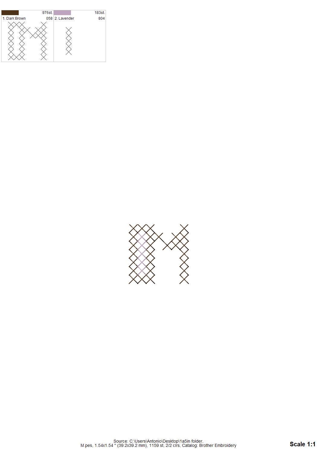 Cozy Cross Stitch Duo Font – machine embroidery font by Artapli, photo 8