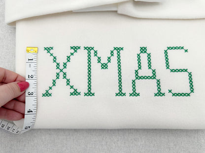 Chunky Cross Varsity Narrow Font – machine embroidery font by Artapli, photo 3