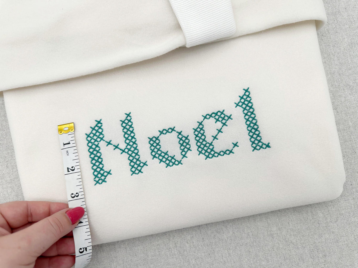 Old English Chunky Cross Stitch Font