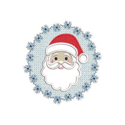 Embossed Santa Claus – machine embroidery design by Artapli, photo 7