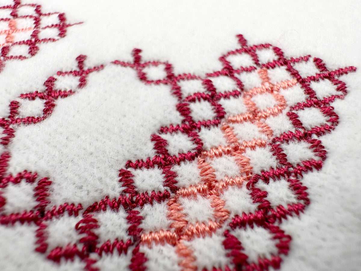 Chunky Cross Stitch Schrift, 2 Farben