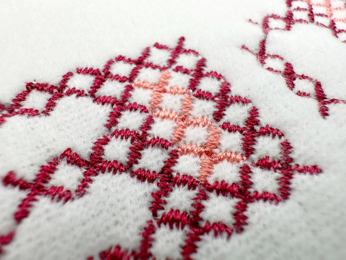 Chunky Cross Stitch Schrift, 2 Farben