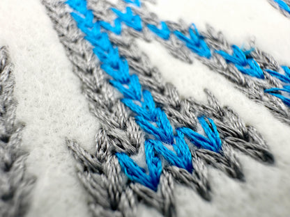 Varsity Knit Stitch Font – machine embroidery font by Artapli, photo 5