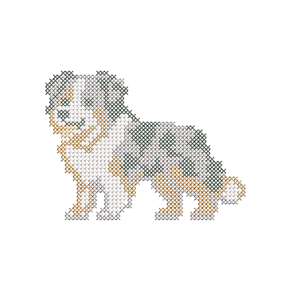 Australian Shepherd a punto croce