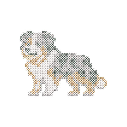 Australian Shepherd a punto croce