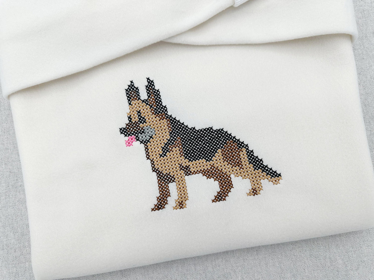 German Shepherd Cross Stitch