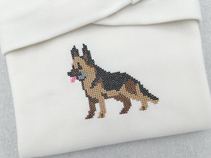 German Shepherd Cross Stitch