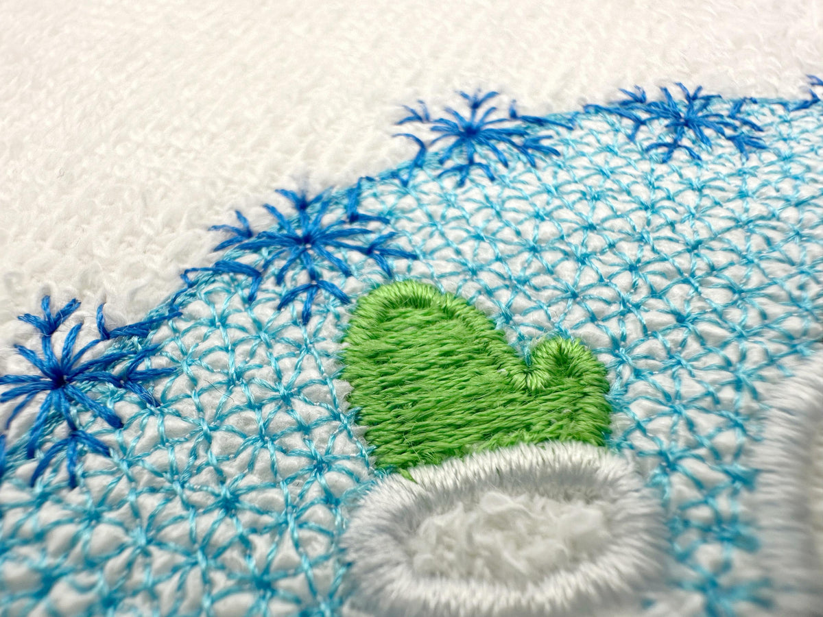 Embossed Christmas Snowman – machine embroidery design by Artapli, photo 4