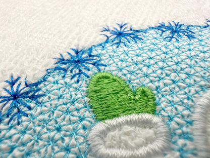 Embossed Christmas Snowman – machine embroidery design by Artapli, photo 4