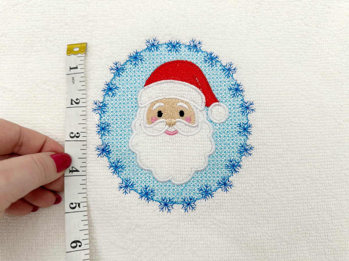 Embossed Santa Claus – machine embroidery design by Artapli, photo 3