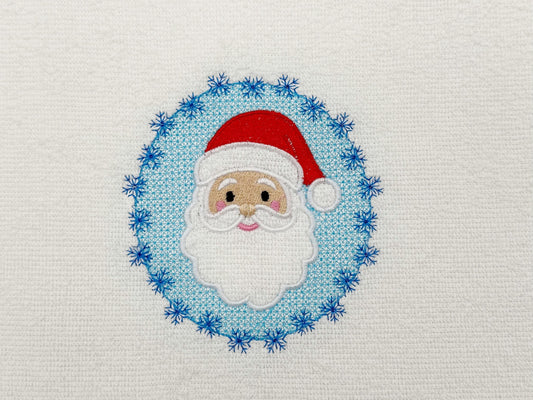 Embossed Santa Claus – machine embroidery design by Artapli, photo 2
