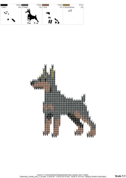 Doberman Chunky Knit