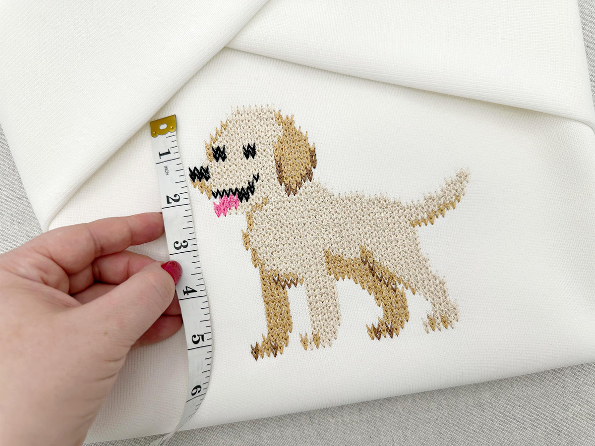 Labrador Retriever Knit Stitch – machine embroidery design by Artapli, photo 11