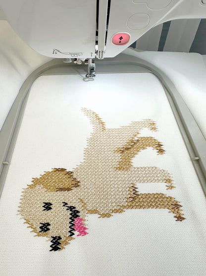 Labrador Retriever Knit Stitch – machine embroidery design by Artapli, photo 4