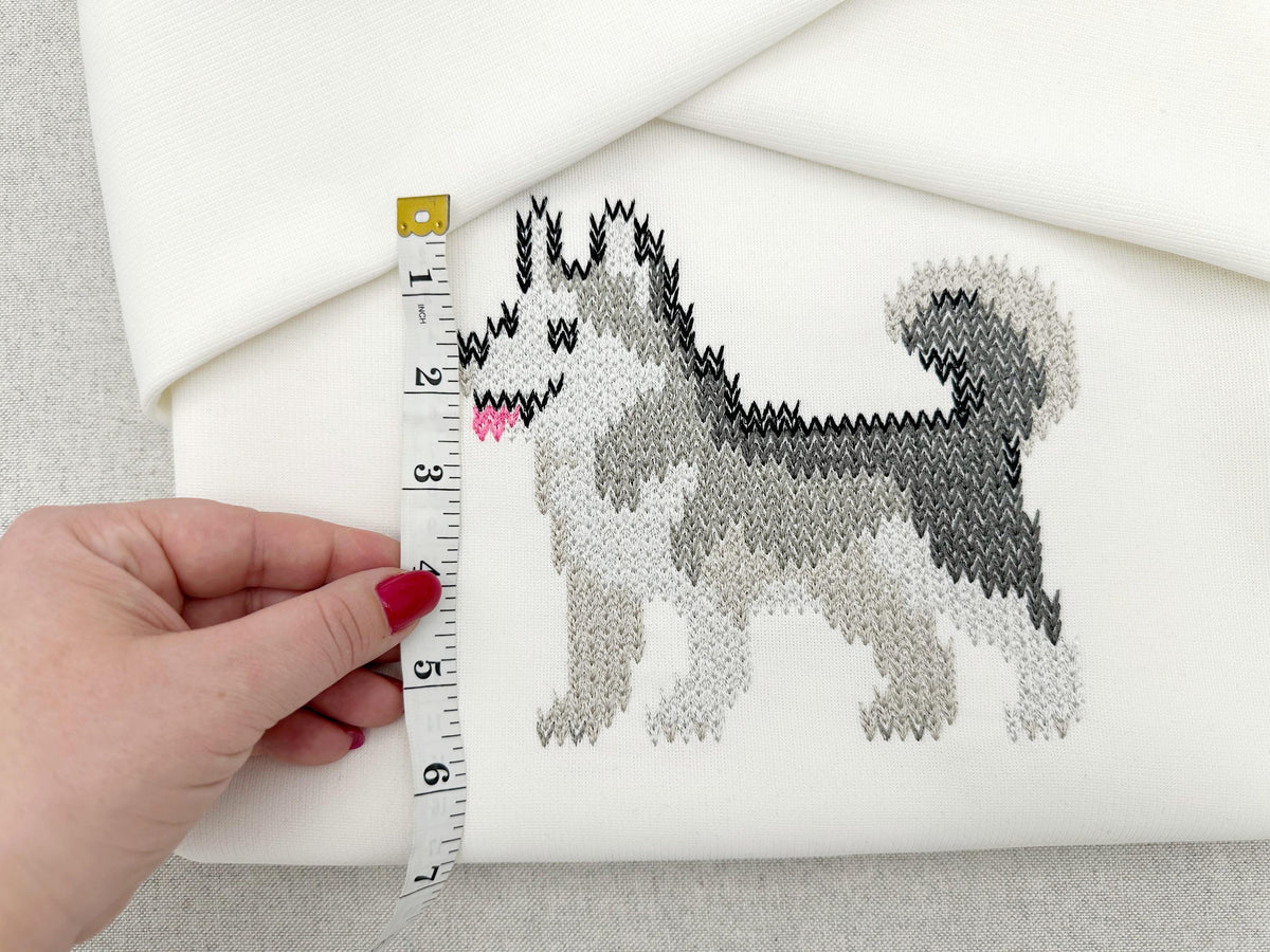 Husky Chunky Knit Stitch – machine embroidery design by Artapli, photo 6