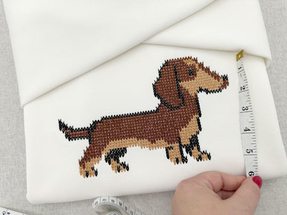 Dachshund Knit Stitch – machine embroidery design by Artapli, photo 6