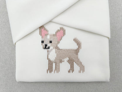 Chihuahua Knit Stitch – machine embroidery design by Artapli, photo 7