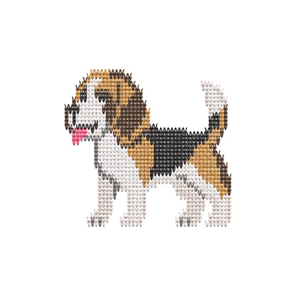 Beagle Knit Stitch – machine embroidery design by Artapli, photo 6