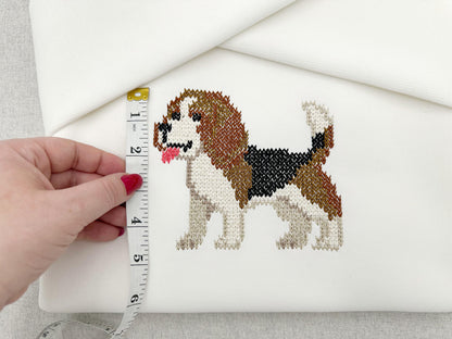 Beagle Knit Stitch – machine embroidery design by Artapli, photo 9
