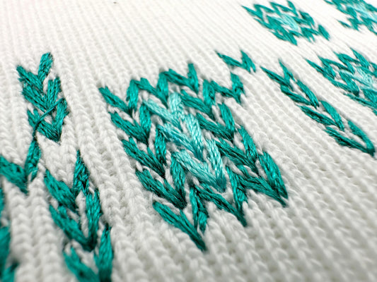 Bold Duo Knit Font – machine embroidery font by Artapli, photo 2