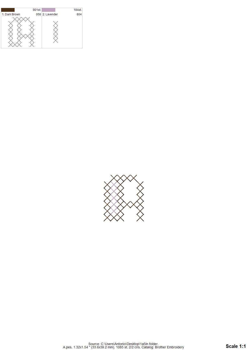 Cozy Cross Stitch Duo Font – machine embroidery font by Artapli, photo 9