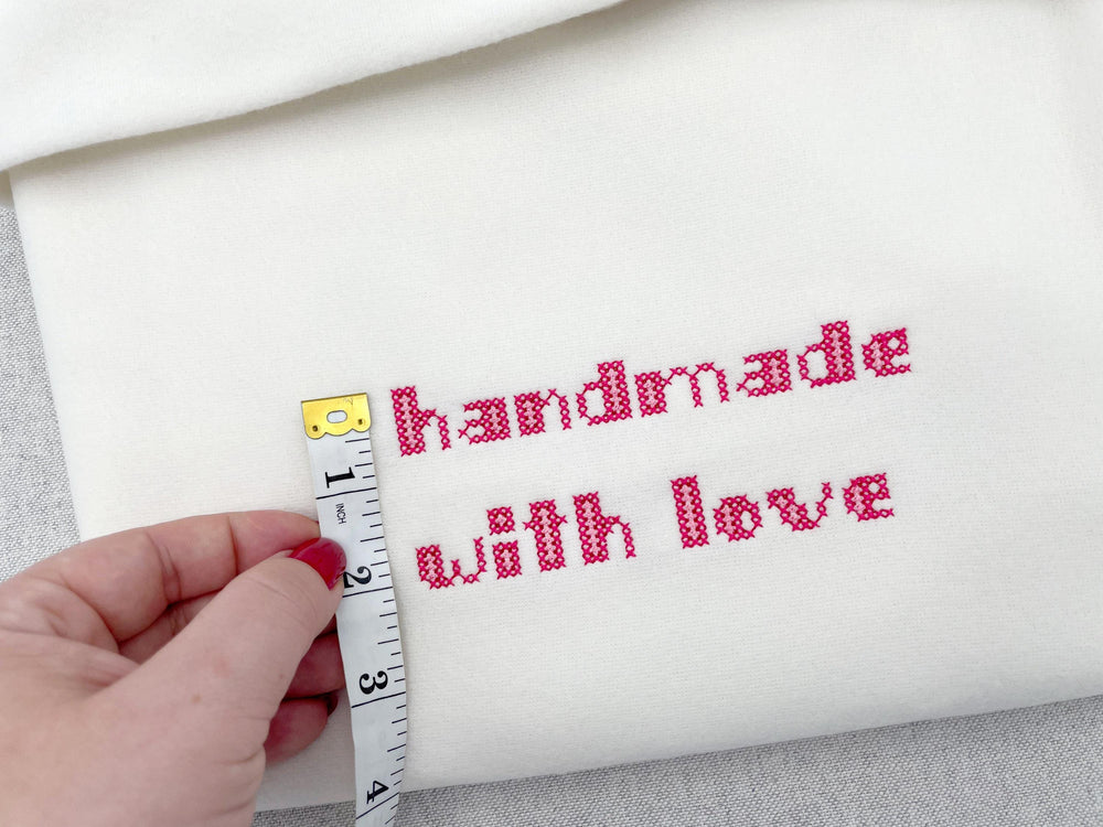 Cozy Cross Stitch Duo Font – machine embroidery font by Artapli, photo 2