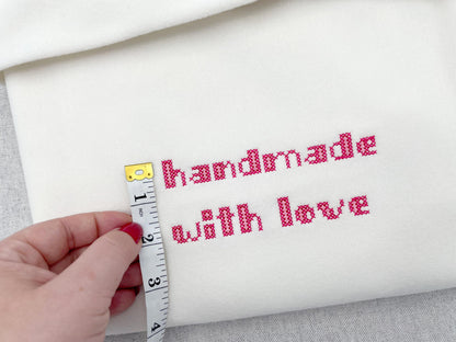 Cozy Cross Stitch Duo Font – machine embroidery font by Artapli, photo 2